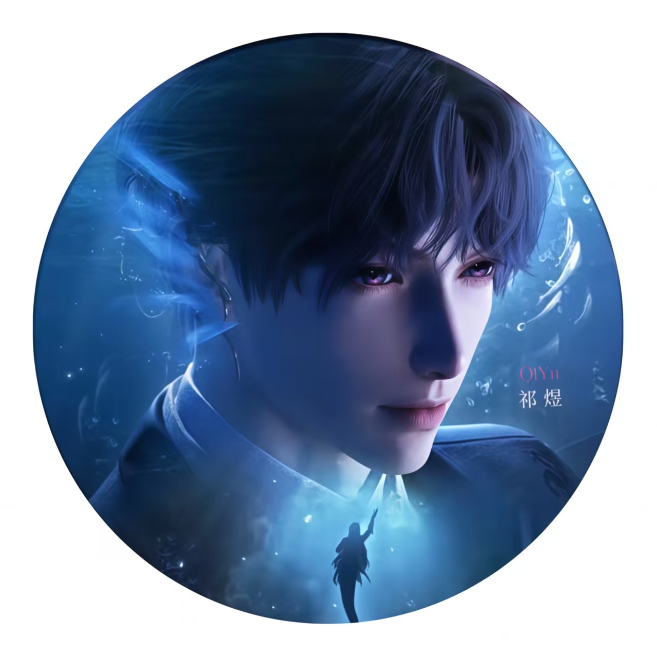 恋与深空万达联名新款周边祁煜沈星回黎深夏以昼秦彻58mm徽章挂饰