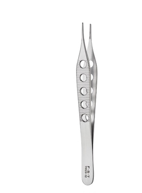 FST镊子11020-20 Micro-Adson with Fenestrated Handle 11032-12