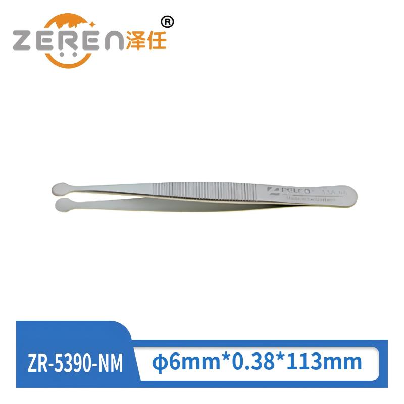 瑞士ted pella镊子5390-NM进口6mm圆头镊子 实验室抗磁圆头镊子