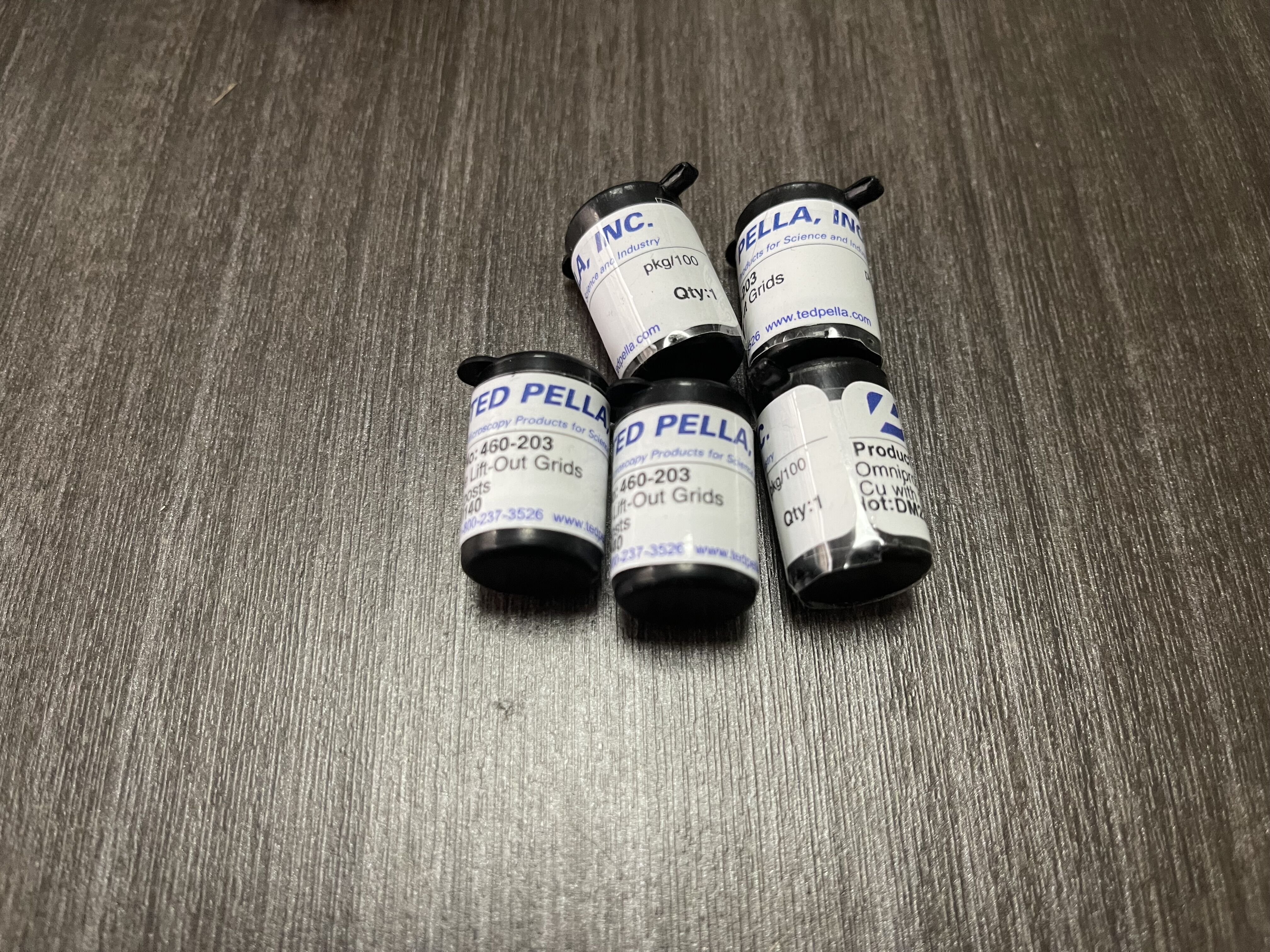 ted pella铜网460-203Omniprobe Lift-Out Grids, Cu with 3 post