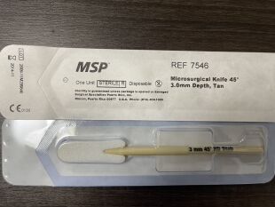 MSP微型刀REF-7546 Microsurgical Knife 45° 3.0mm Depth Tan