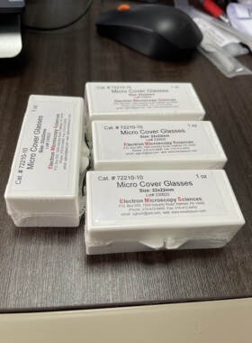 EMS盖玻片72210-10 COVER GLASS 22x22mm, #2, 1oz/BX