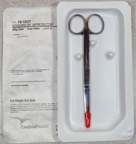 Cardinal Health 16-1021 Operating Scissors, Sharp/Blunt