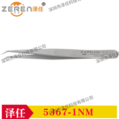 tedpella镊子5367-1NM 瑞士进口不锈钢抗磁精细镊子3CB