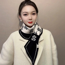 百搭学生加厚保暖围脖套 网红披肩高级感韩版 围巾女2025新款 秋冬季