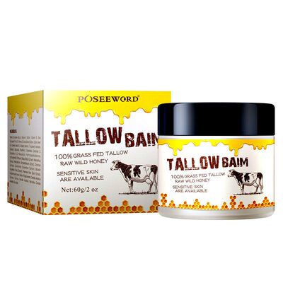 跨境牛脂膏Tallow Blam补水保湿面霜滋润面部护肤蜂蜜牛脂润肤霜