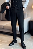 ins英伦风2024春季潮流修身商务绅士男士西裤长裤大码Q213P88，男装西裤，电商A222（原电商A231）