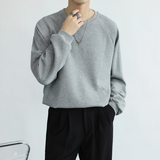轻熟风2024秋冬ins时尚休闲纯色宽松潮流卫衣男打底Q07P58，男装卫衣，电商A222（原电商A231）