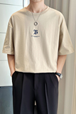 潮流棉男士短袖T恤2024夏季新ins轻熟风宽松打底Q151P50控69，男装T恤，电商A222（原电商A231）