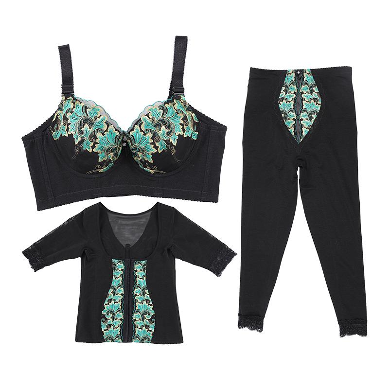 2025美容院塑形身材管理器模具塑身调整型收腹美体内衣长款三件套