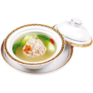 扬州特产红烧狮子头私房菜大肉圆丸子斩肉淮扬菜240克