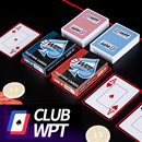 WPT系列德州扑克扑克牌专用磨砂大字PVC耐磨耐折塑料正品 防水高端