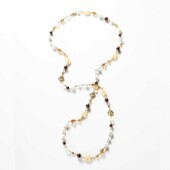 山茶花系列茶色长款 项链 DAYS 新款 呼呼专享 FOR