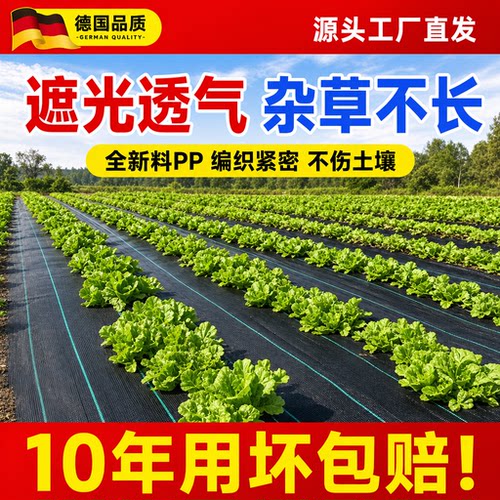 防草布除草布耐用果园果树遮草塑料布透气保湿盖草地膜抗老化地布