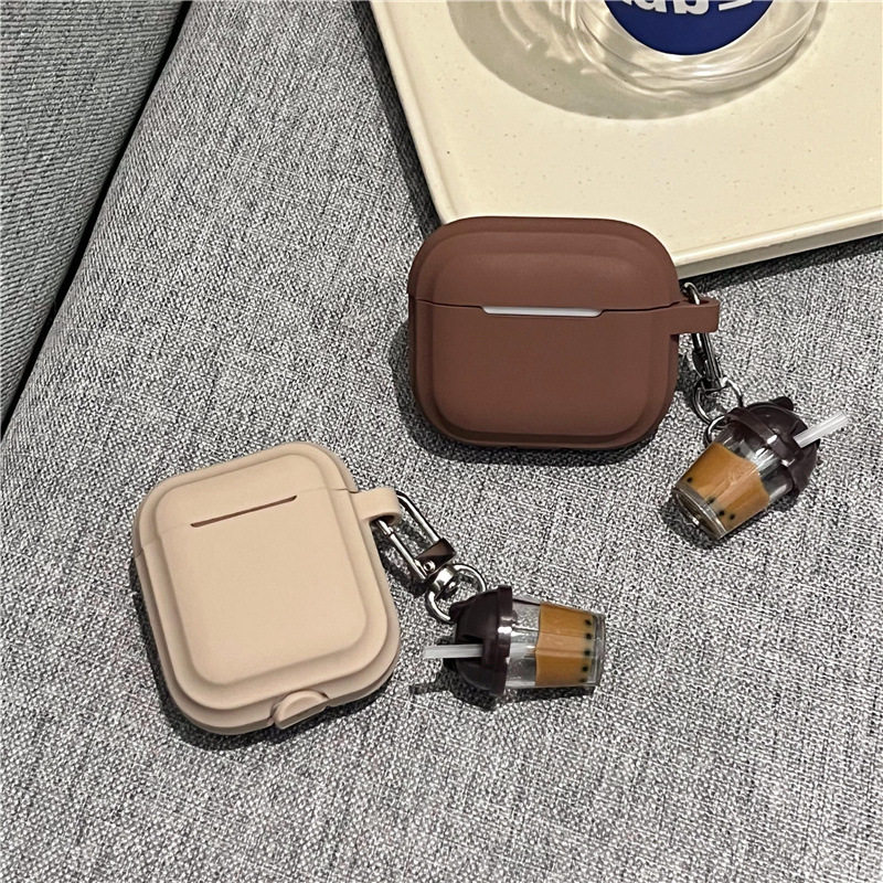 连体式AirPods 4代苹果耳机壳Airpods 3代蓝牙耳机保护套Airpods pro蓝牙耳机保护盒硅胶一体壳