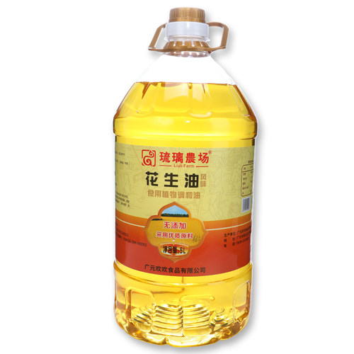 琉璃農场-食用植物调和油花生风味5L