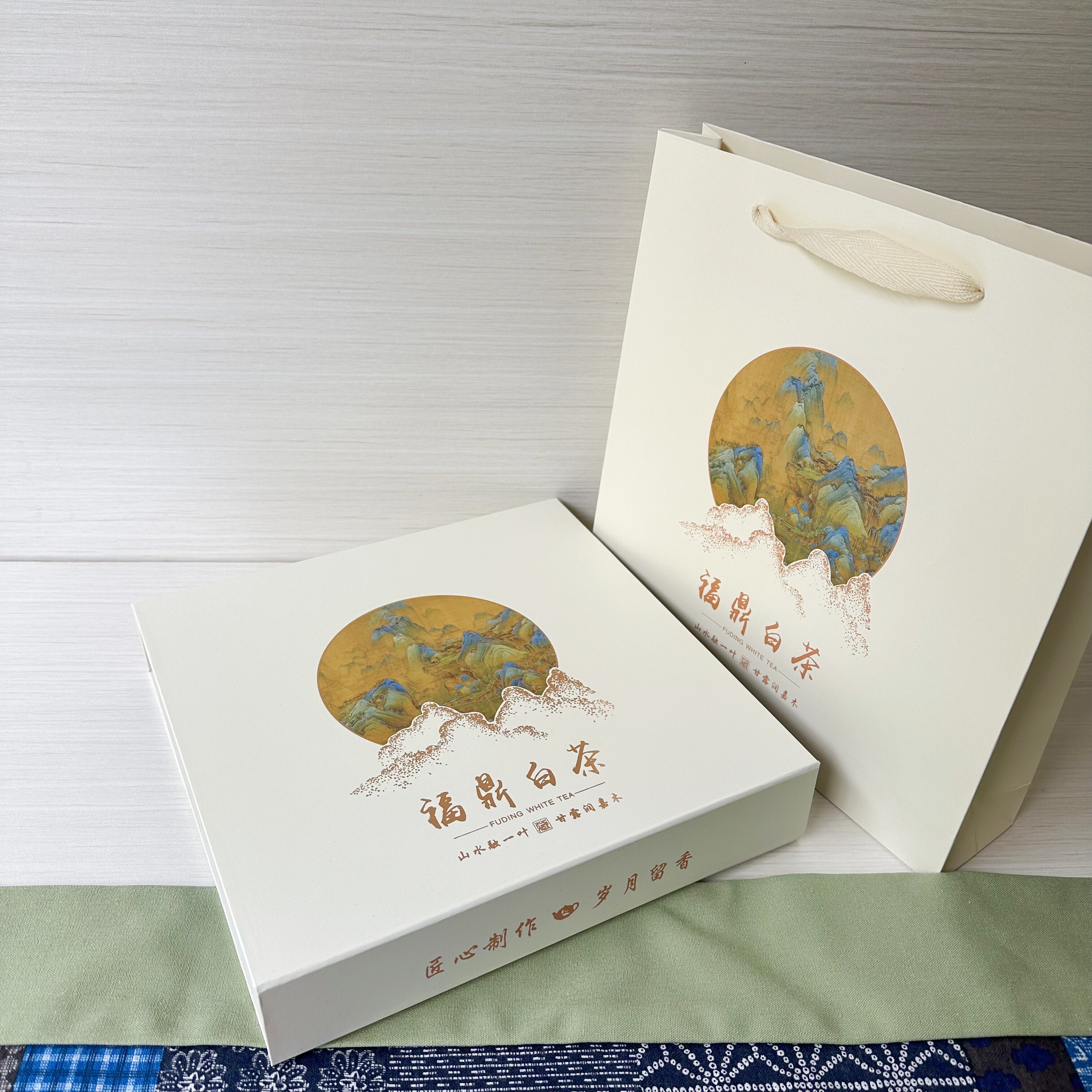 普洱茶包装盒357克茶饼礼盒空盒图片