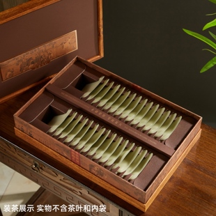 古道普洱茶红茶陈皮福鼎老白茶小薄片饼干茶30片包装盒方片茶空盒