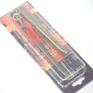 战国文物仿制越王勾践剑模型 武汉旅游纪念品合金工艺品铜剑22cm