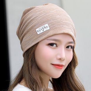 帽子女春夏季 透气化疗帽女薄光头睡帽孕妇月子帽中老年包头帽 薄款