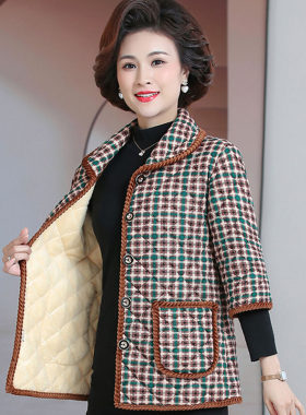 加绒五分袖棉衣马甲外穿秋冬马夹