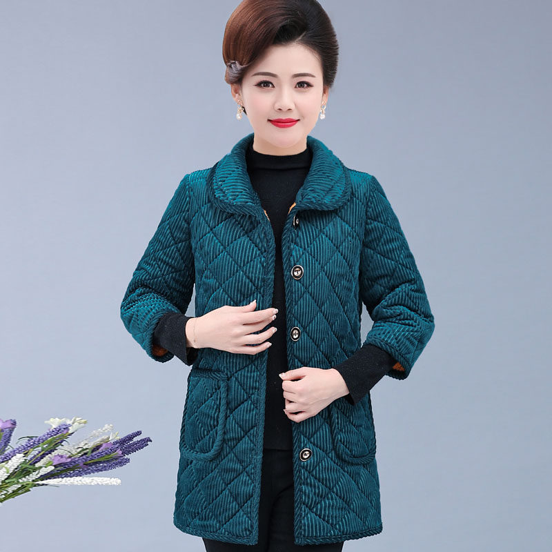 妈妈短袖棉衣马甲外穿秋冬季加绒外套中老年女装妈妈装七分袖棉袄,女装/女士精品,中老年女装,淘宝优惠券,粉丝福利购,淘宝优惠卷