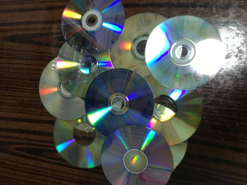 废碟dvd废光盘刻坏废旧光盘 CDDVD光碟 装饰专用手工DIY装修废旧