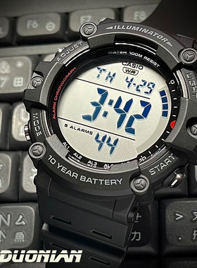 Casio/卡西欧 经典复古液晶显示 AE-1500WH-1A电子手表男非智能表