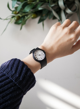 casio卡西欧小黑表手表男女mw-59乔妹同款学生经典石英mq24情侣表