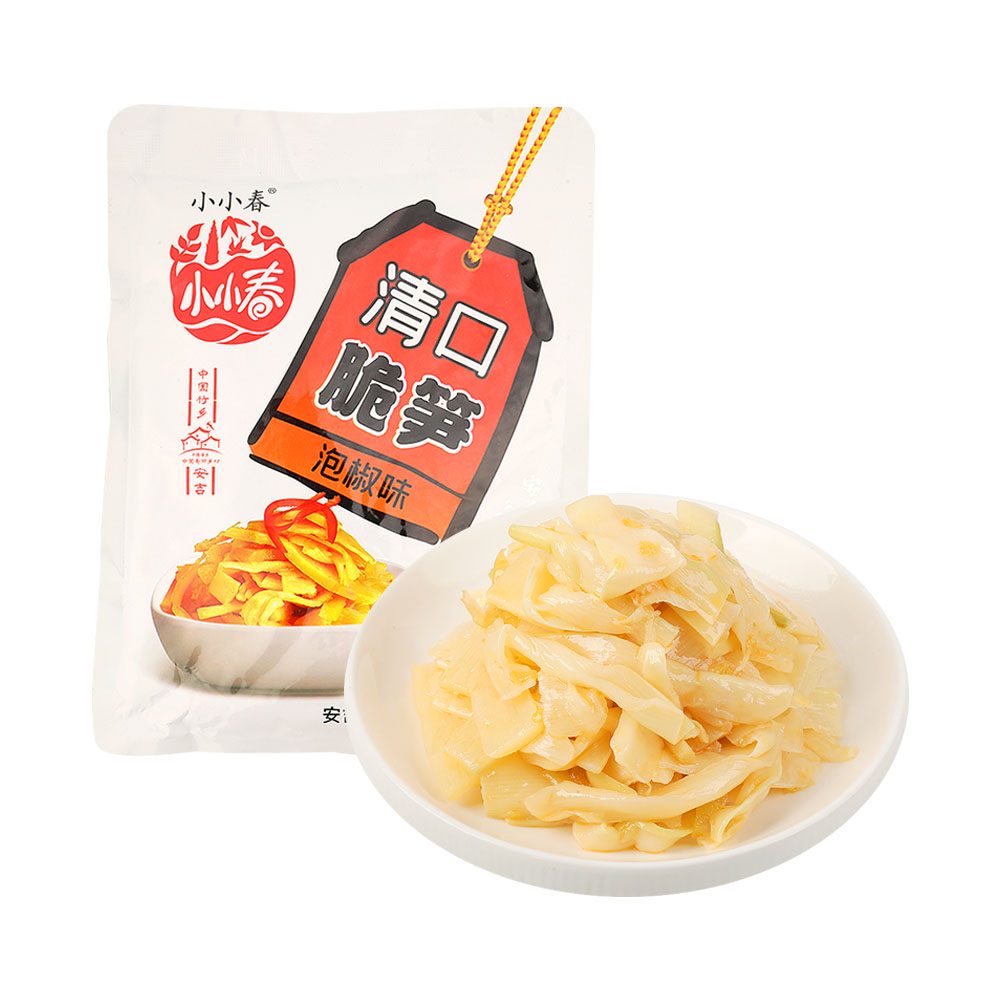 小小春安吉特产泡椒脆竹笋老奶奶