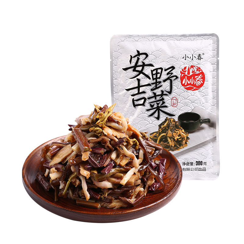小小春老奶奶安吉野菜笋丝蕨菜木耳香辣冷菜开袋即食手剥笋土特产