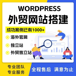WP企业站搭建 品牌官网制作 一对一技术支持