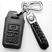 进口VolvoV40钥匙套20款 VolvoV40真皮钥匙包五键六键全包保护壳