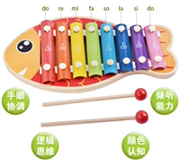 Động vật gõ vào đàn piano Đồ chơi âm nhạc cho trẻ em bằng gỗ 8 8 âm thanh gõ vào piano xylophone Câu đố của bé 1-3 tuổi - Đồ chơi âm nhạc / nhạc cụ Chirldren bộ nhạc cụ cho bé