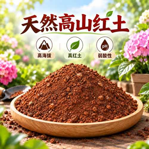 红土喜酸型植物适用种植土弱酸性