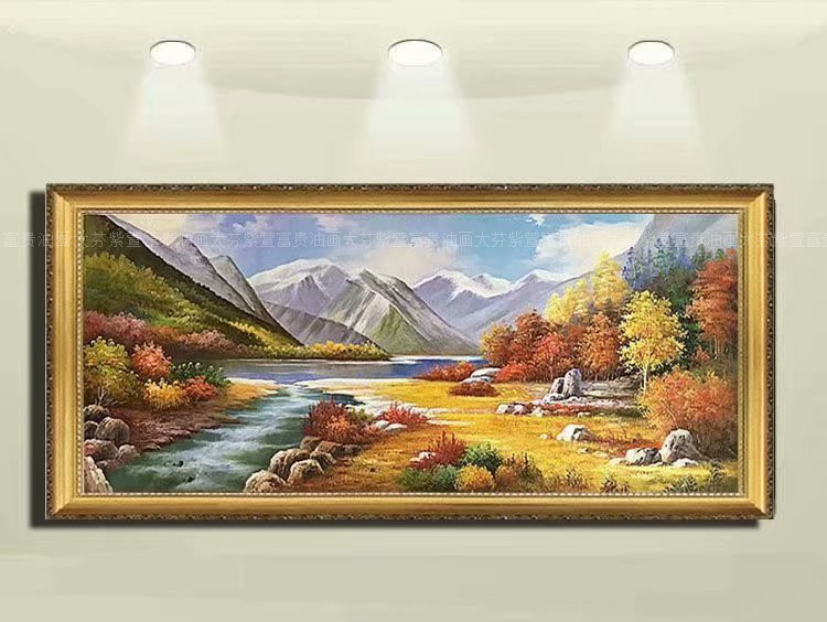 欧式纯手绘风景油画客厅酒店别墅办公室餐厅装饰画壁画挂画图片