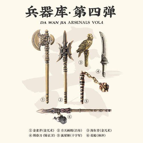 琢匠全铜大玩家第四弹武器包