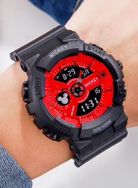 多功能可爱学生男孩/夜光迷彩儿童手表309电子表炫酷 329 手表