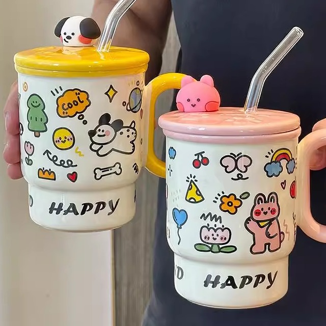 马克杯高颜值女礼物新款喝水杯子