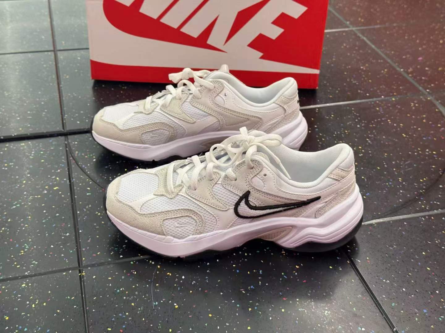 耐克女鞋NIKE AL8运动鞋夏网面透气厚底缓震复古老爹鞋FJ3794-102图片