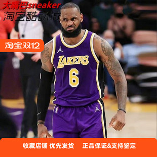 男子篮球詹姆斯湖人6号球衣背心CV9481 新款 513 季 Nike耐克22夏季