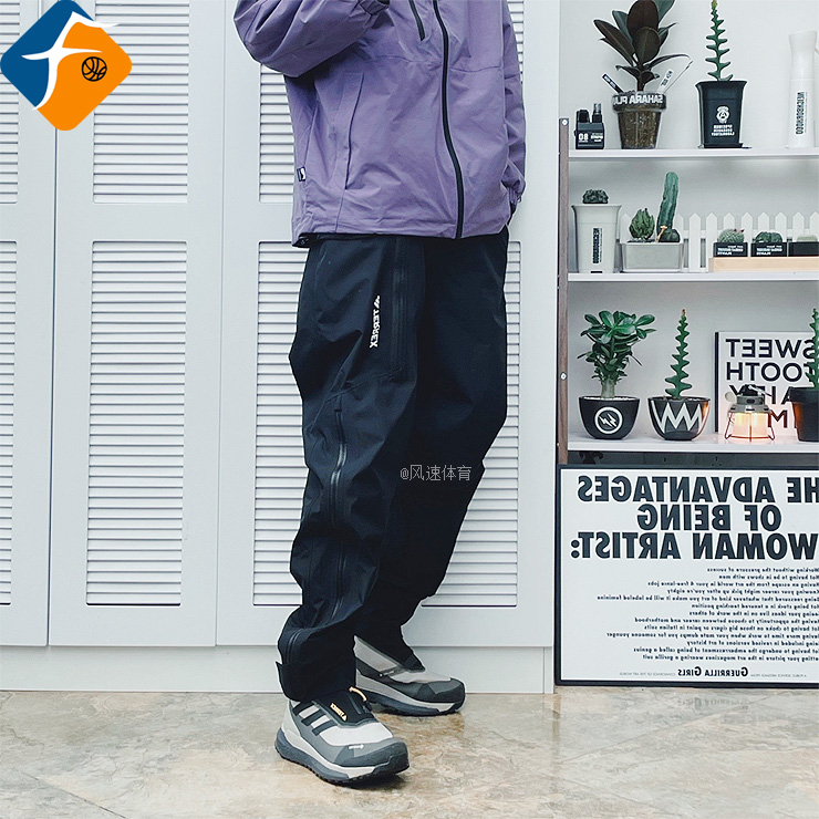 阿迪达斯男子户外GTX冲锋裤
