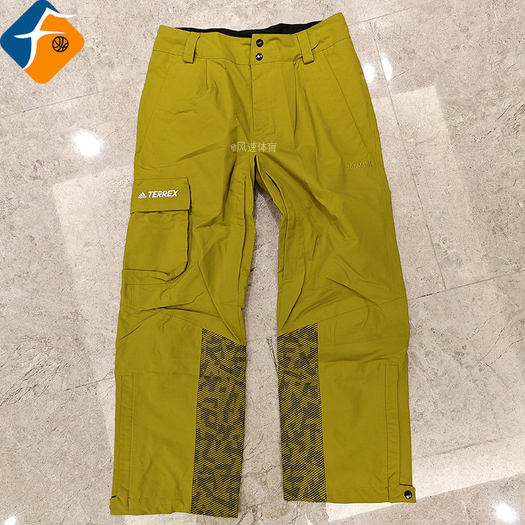 adidas阿迪达斯TERREX 3L PCN PANT户外运动20000MM滑雪裤HC7717