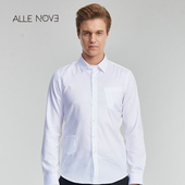 Allenove九点钟白衬衫 免烫抗皱全棉牛津纺阿姆斯特丹 个性 男士 新品