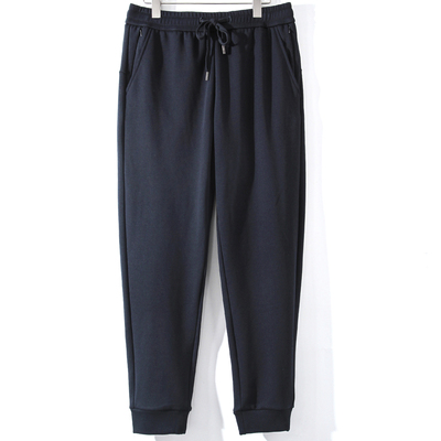 加绒保暖松紧腰宽松束口卫裤休闲