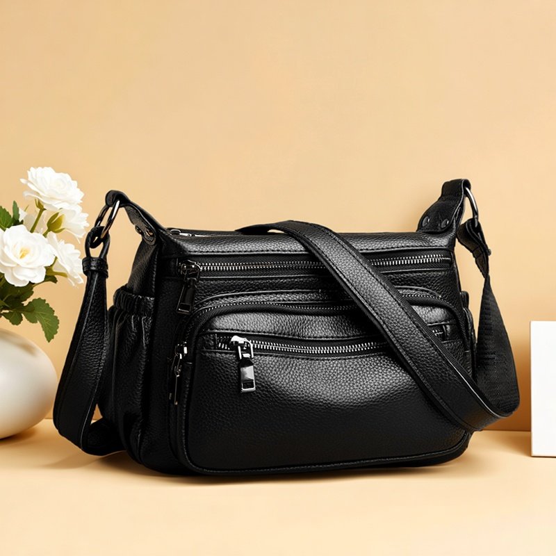 真皮多层包包女士2026新款软皮通勤斜挎包大容量小方包中年妈妈包,箱包皮具/热销女包/男包,小方包,淘宝优惠券,粉丝福利购,淘宝优惠卷