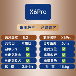 鸿中蓝牙耳机高品质一比一精品二代无线适用苹果华为华强北Air7