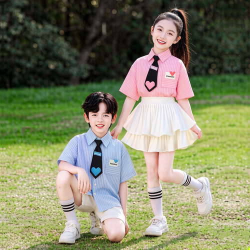 六一儿童大合唱演出服小学生啦啦队诗朗诵表演服幼儿园毕业照服装