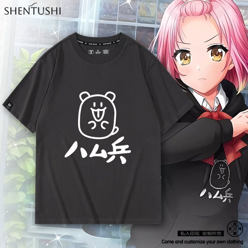 休闲宽松纯棉情侣短袖