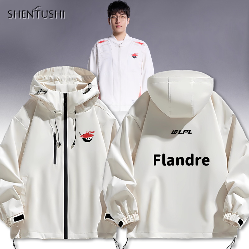 连帽秋冬新款宽松防风冲锋衣